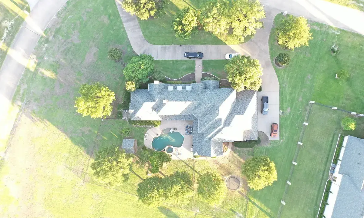 New shingle roof installation on a home in South Riding